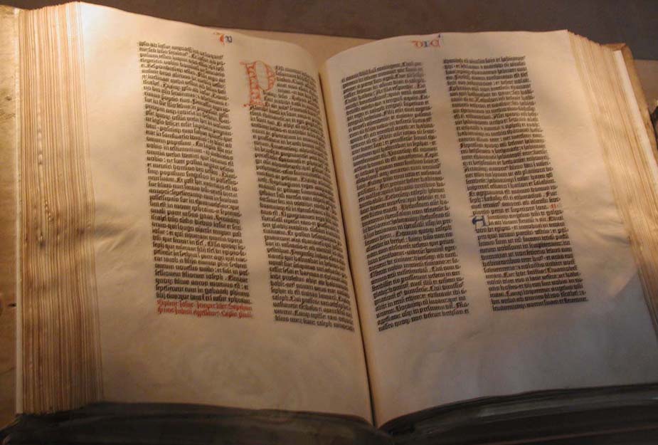 The Library of Congress copy of the Gutenberg Bible